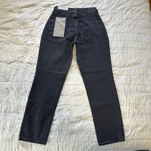 Everlane The Curvy Cheeky Straight Jeans Black 28 NEW